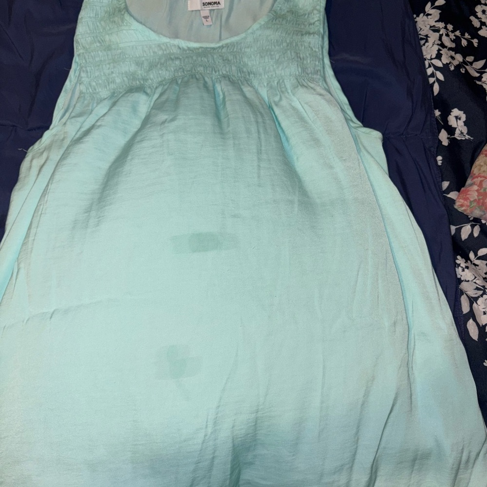 Light Blue Sleeveless Dress
